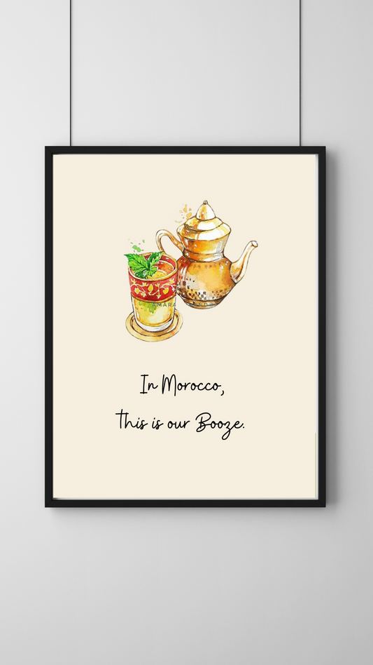 Moroccan "Berrad" Poster – Humor, Tradition, and Style for Your Walls (Printed version)